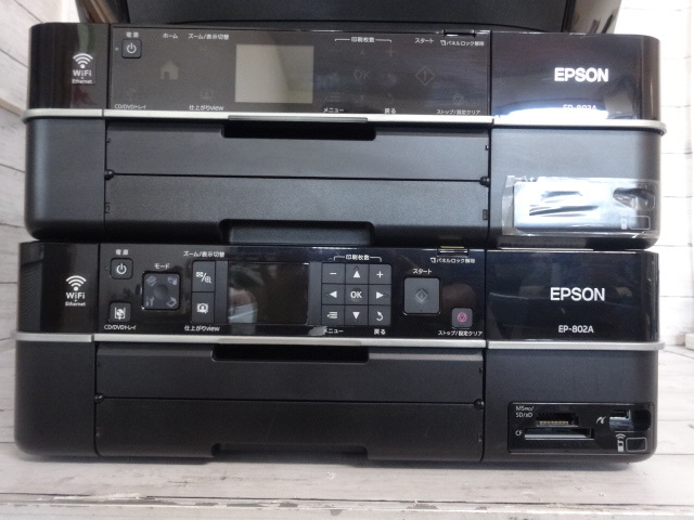 8322★ 4台まとめ EPSON エプソン EP-704A/ PM-A840S/ EP-803A/ EP-802A プリンター ジャンク品_画像4