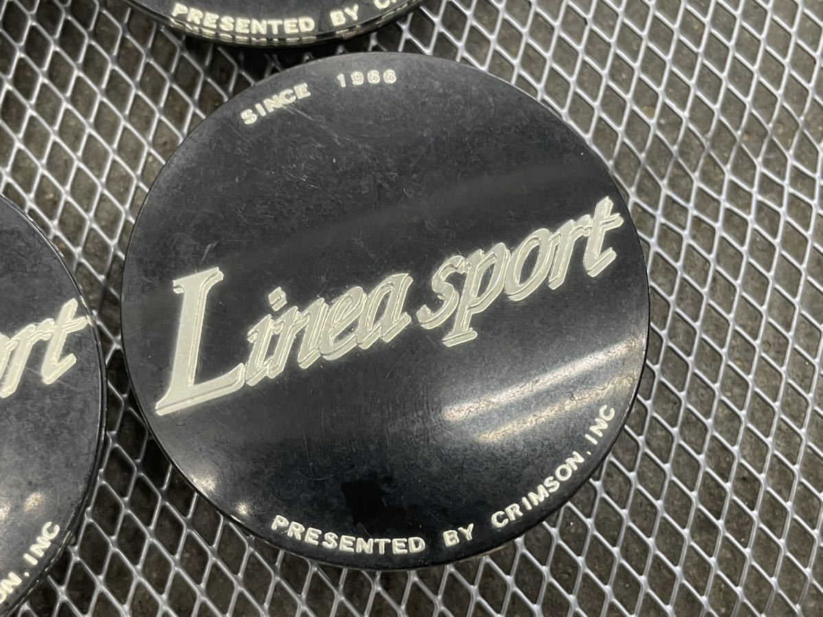 【送料込み】CRIMSON LINEA SPORT リネアスポーツ センターキャップ 4枚 59mm_画像4