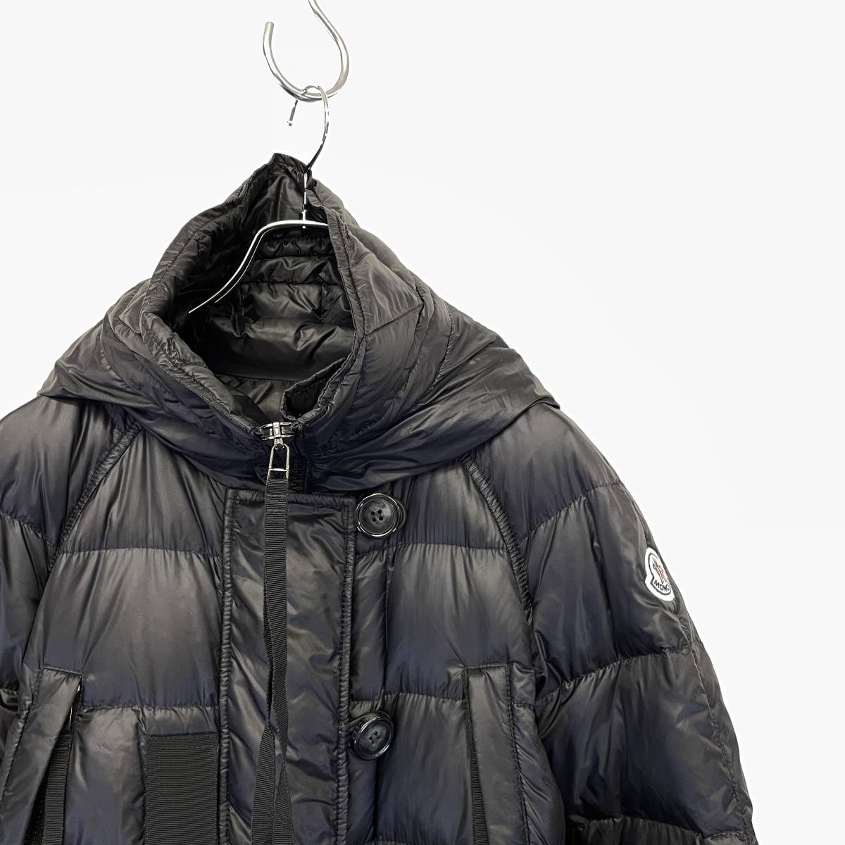 MONCLER CILIEE モンクレール ロゴ フリル Aライン ダウン-