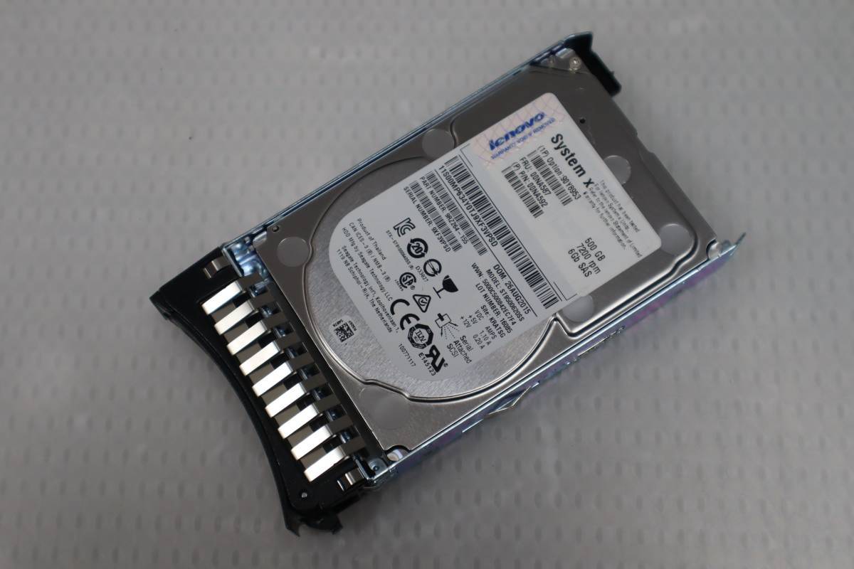 CB9345(２) H L サーバ用 System X 2.5HDD ST9500620SS SAS 6.0Gb/s 500GB 7200 RPM マウンター付き