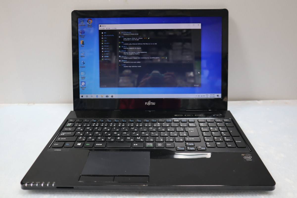 CB7221 n L FUJITSU LIFEBOOK WA1/W FMVWW11B Windows 10 Home 64-bit/ CPU Celeron 3205U 1.50GHz/ память 4GB / HDD 500GB