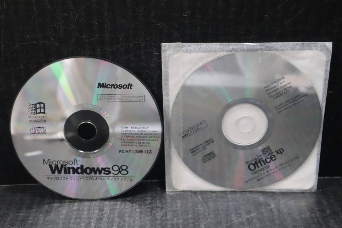 CB7665 K Microsoft Windows 98 Microsoft Office XP Personal ライセンスキーあり_画像1