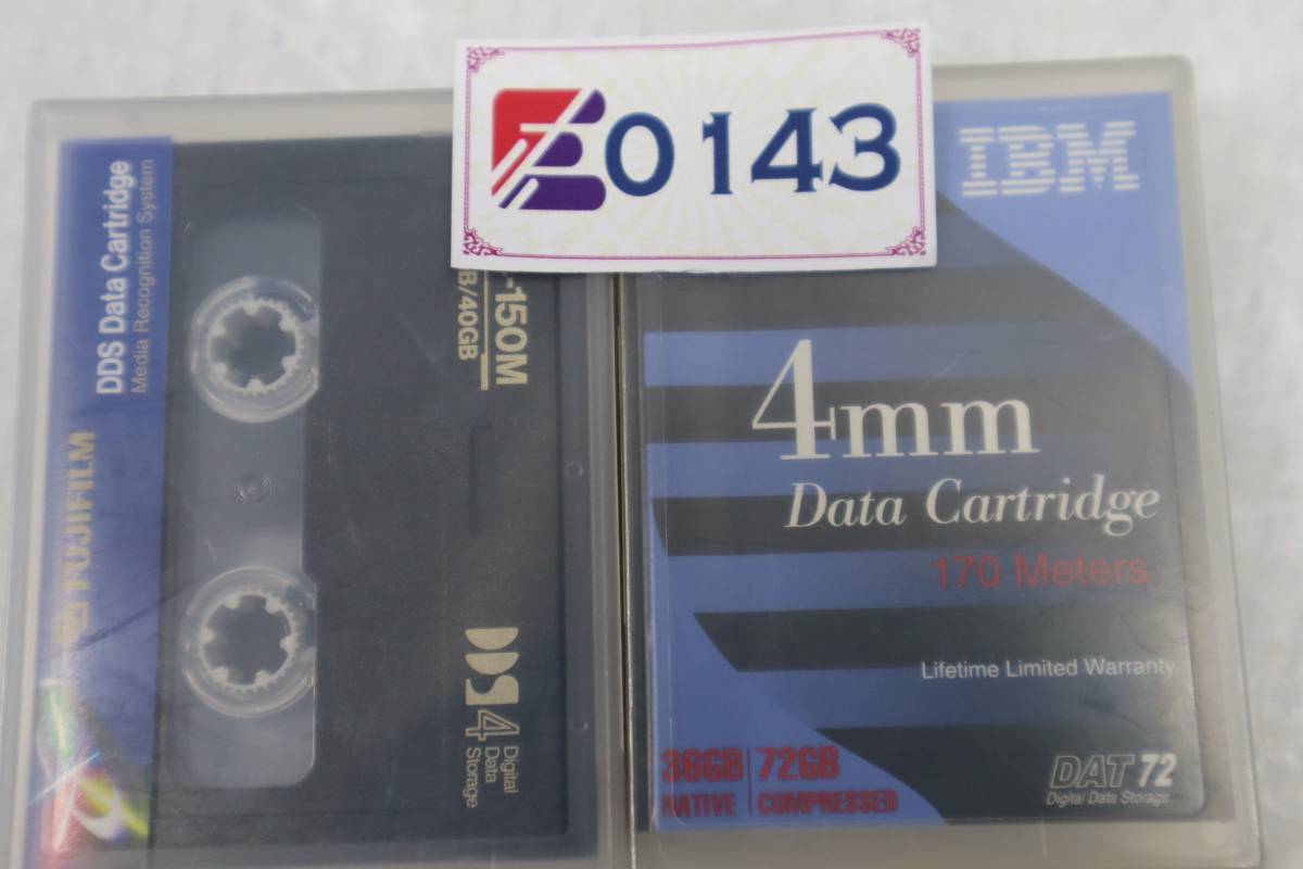 E0143 K L【12本セット】IBM データ テープ カートリッジ 4mm DAT72 18P7912-170m 36 72GB & DG4-150Mの画像6
