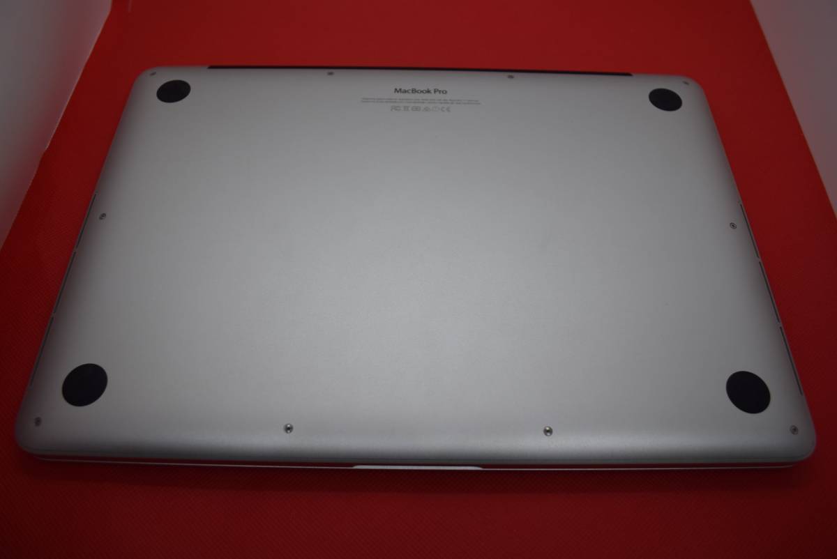 CB3516 T 中古/アダプター付き】MacBook Pro 13インチ 2015年 カスタムモデル A1502 [Core i5 2.7GHｚ/2コア 8GB/SSD：256GB 画面訳アリの画像7