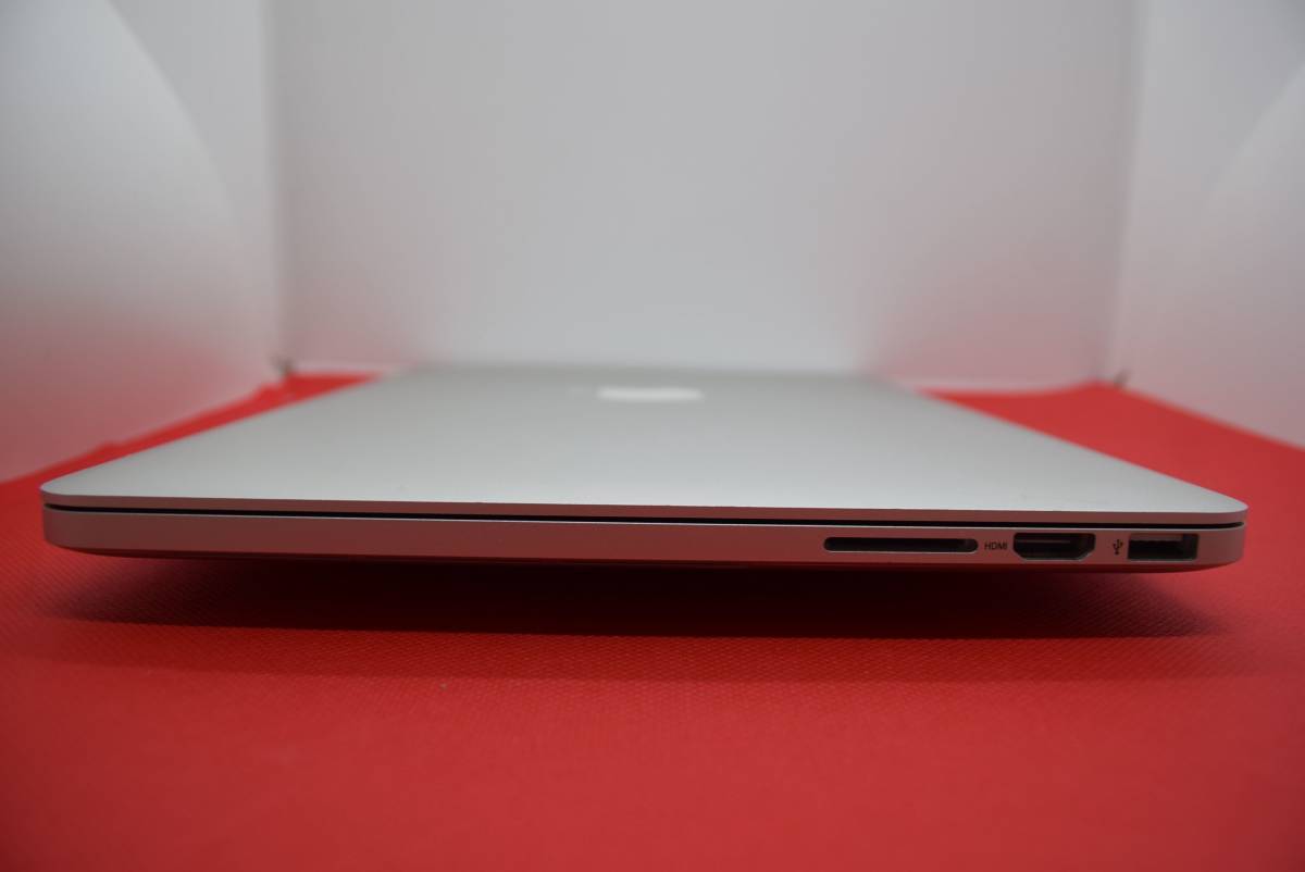 CB3516 T 中古/アダプター付き】MacBook Pro 13インチ 2015年 カスタムモデル A1502 [Core i5 2.7GHｚ/2コア 8GB/SSD：256GB 画面訳アリの画像9