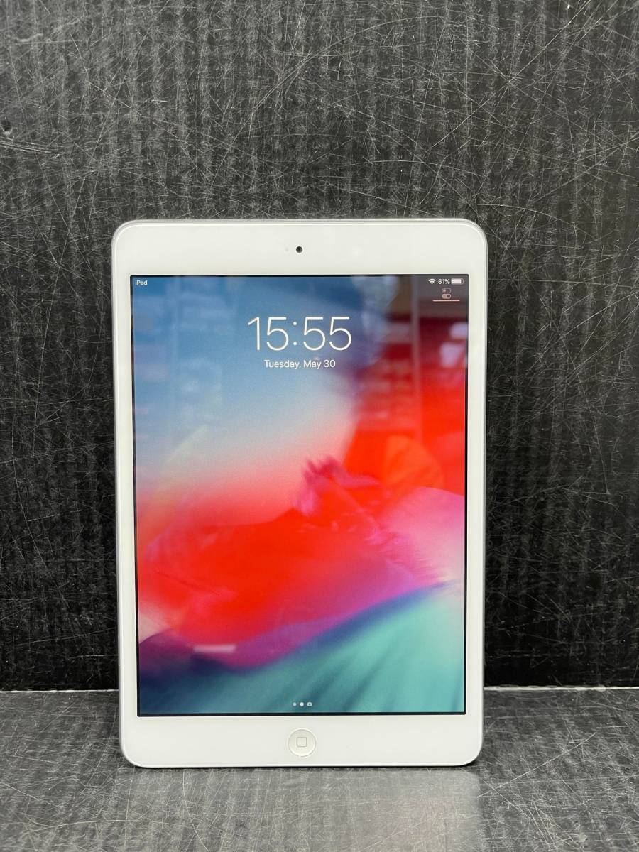 E3171(S) N L Apple iPad mini2 Wi-Fiモデル 16GB シルバー ME279J/A A1489 タブレット 本体のみ 送料520円_画像1