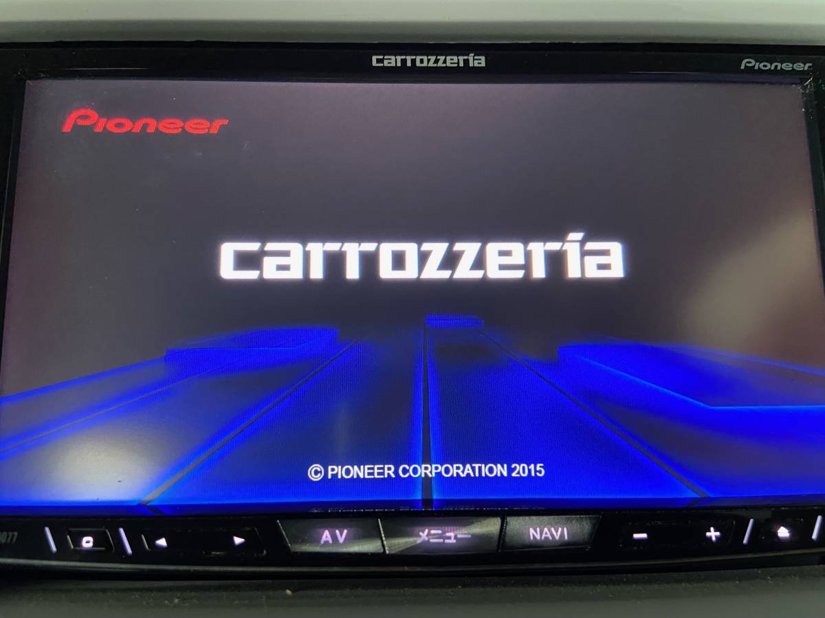 ●カーナビ　AVIC-ZH0077　carrozzeria　カロッツェリア　地図データ2015年　Bluetooth　フルセグ　DVD/CD　メモリーナビ_画像1