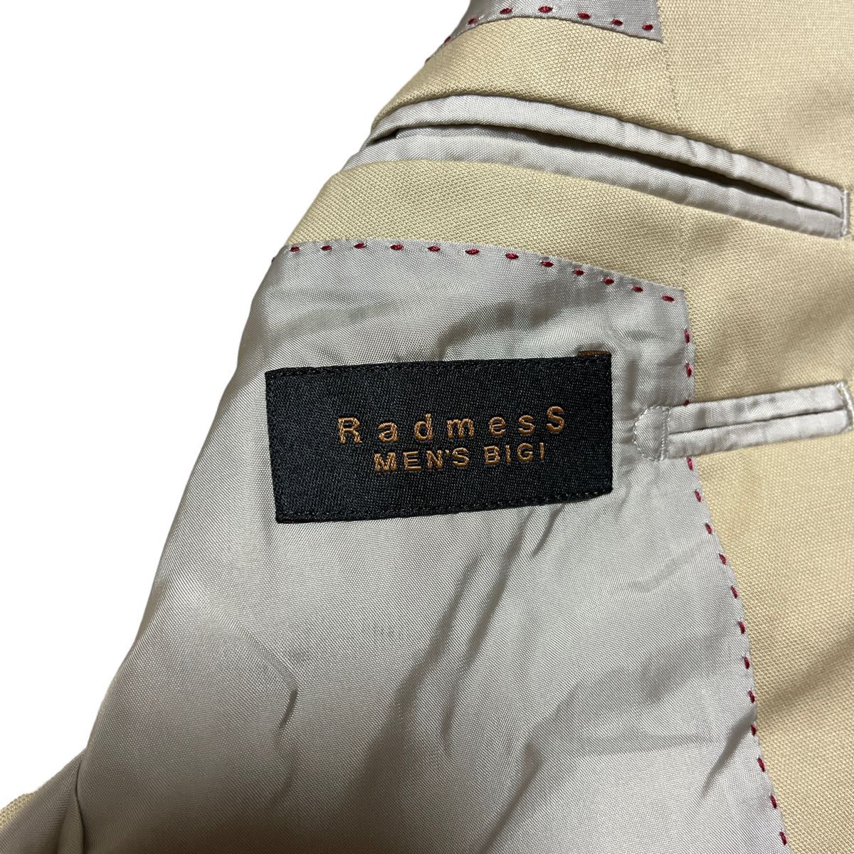 『RADMESS MEN'S BIGI』メンズ ビギ テーラードジャケットM ビジネス オフィスワーク カジュアル