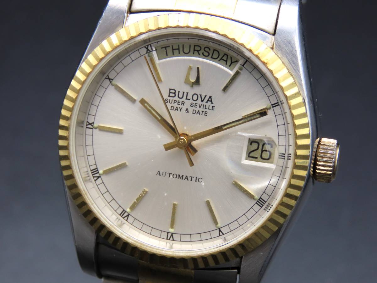 ☆超目玉】 【中古】BULOVA 96B260 Dress Precisionist ブローバ