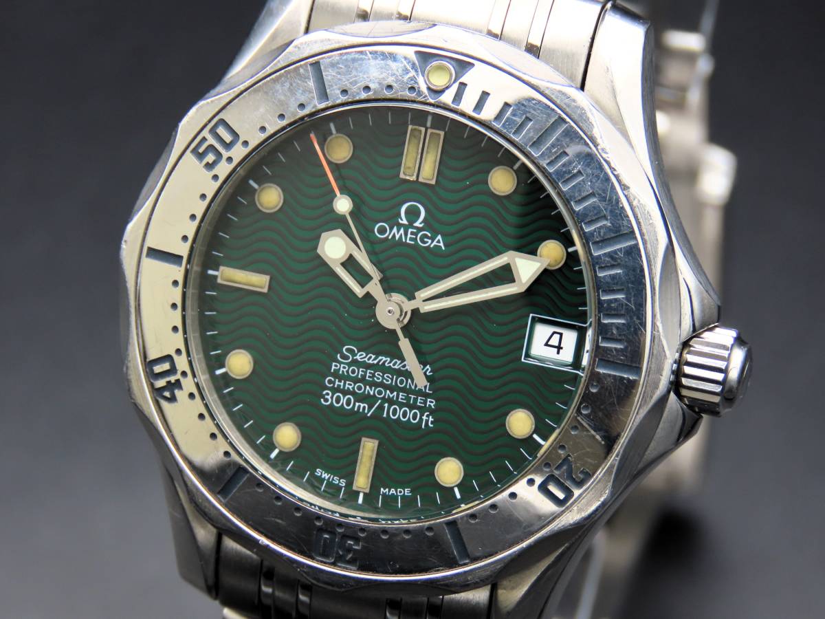 1円稼動品☆正規品OMEGA オメガ2553.41 シーマスター300 ジャック