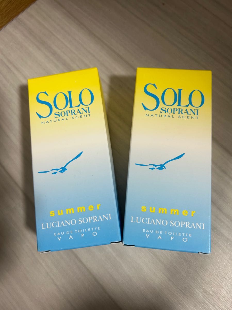【新品未使用】ルチアーノソプラーニ　ソロ　サマー　香水　 オードトワレ　２本セット