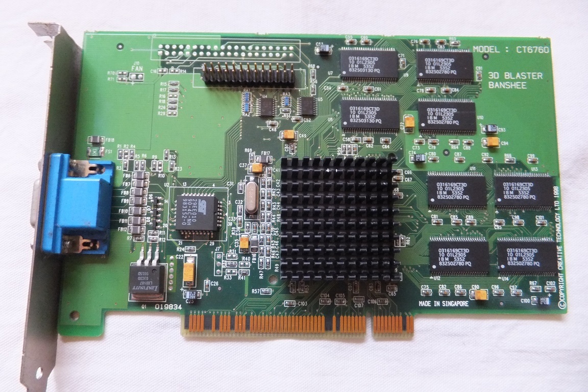  ◎ PCI VGA ◎ クリエイティブ 3D Blaster 3Dfx VoodooBanshee CT6760 の画像1