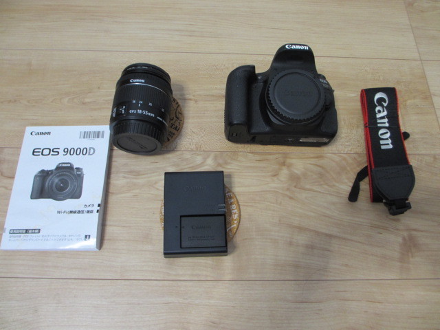 超目玉】 Canon キャノン デジタル一眼 EOS 9000D ボディとレンズ