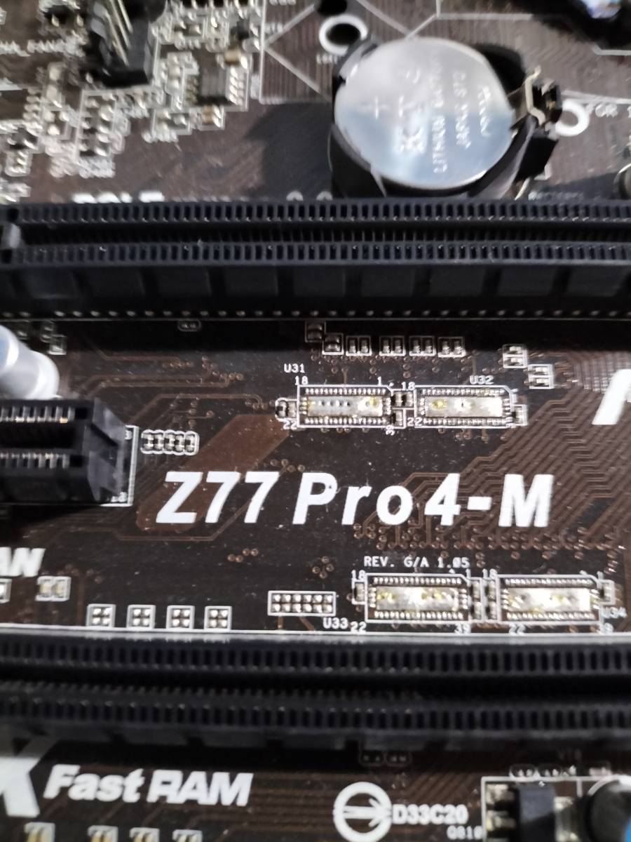 人気商品は ☆ASRock Z77 Pro4-M MATX○マザーボード② Ｚ77 LGA1155