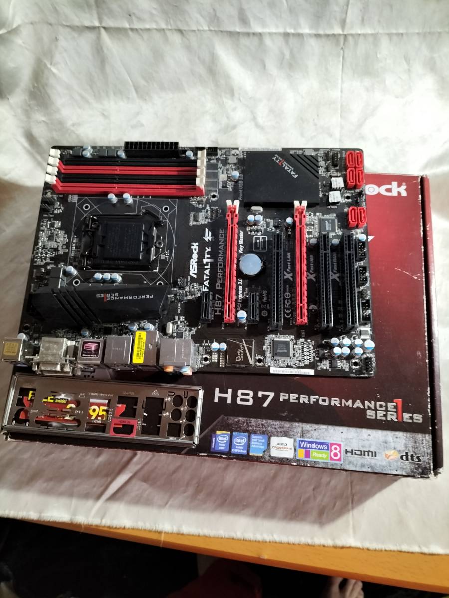 ★ASROCK FATAL1TY H87 PERFORMANCE LGA1150 H87 ATXマザ●マザーボード