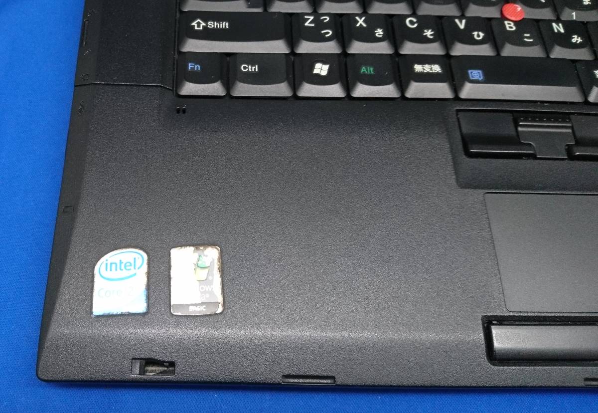 Lenovo ThinkPad R61 8930-A68 Vista/Core2Duo T7100/4GB/DVDコンボ ジャンク_画像5
