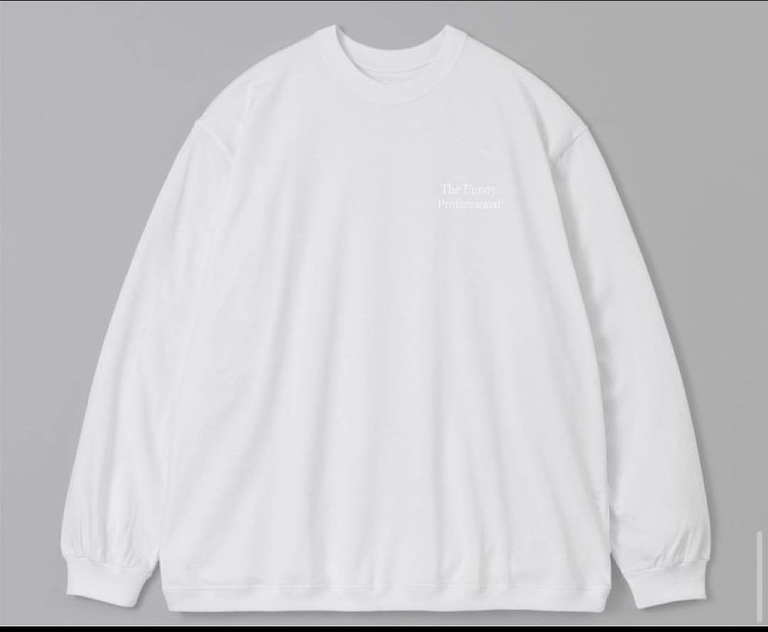ennoy Long sleeve hem rib tee (White) エンノイ 白 ホワイト|PayPay