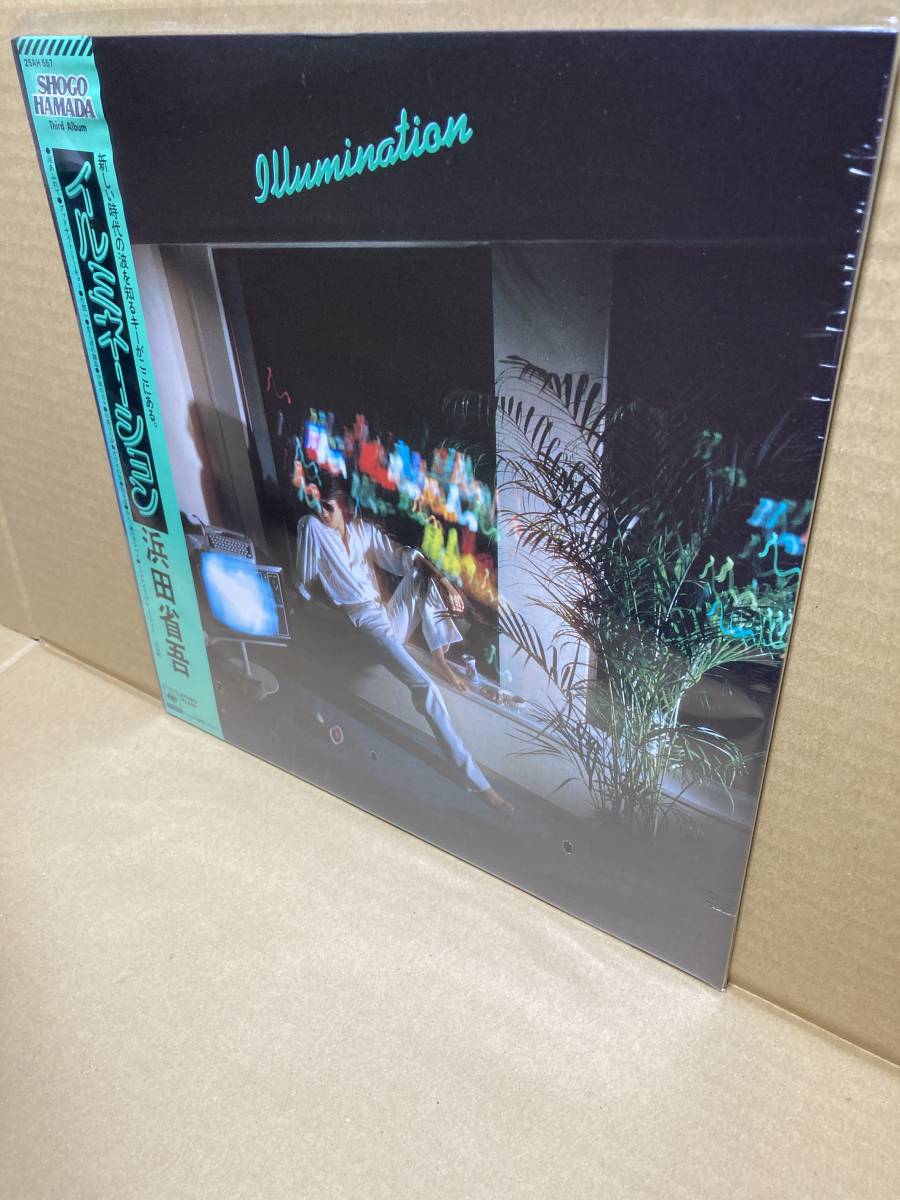 奇跡のSEALED未開封LP！浜田省吾 Shogo Hamada / Illumination イルミネーション CBS/Sony 25AH 557 新品 アナログ盤レコード 片想い NEW_画像1