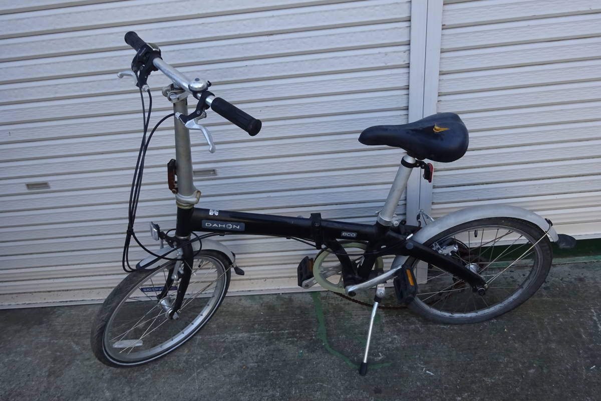  packing front.A1305 DAHONda ho nECO folding bicycle 1×6 6 step shifting gears present condition goods 