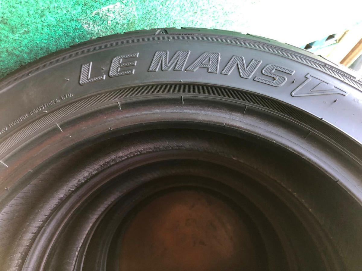 ★【送料無料】★バリ溝 9分山 165/55R14 ダンロップLE MANS V(2019年)★ ワゴンR アルト ミラ ムーヴ ライフ ekワゴン プレオ★4本セットの画像5