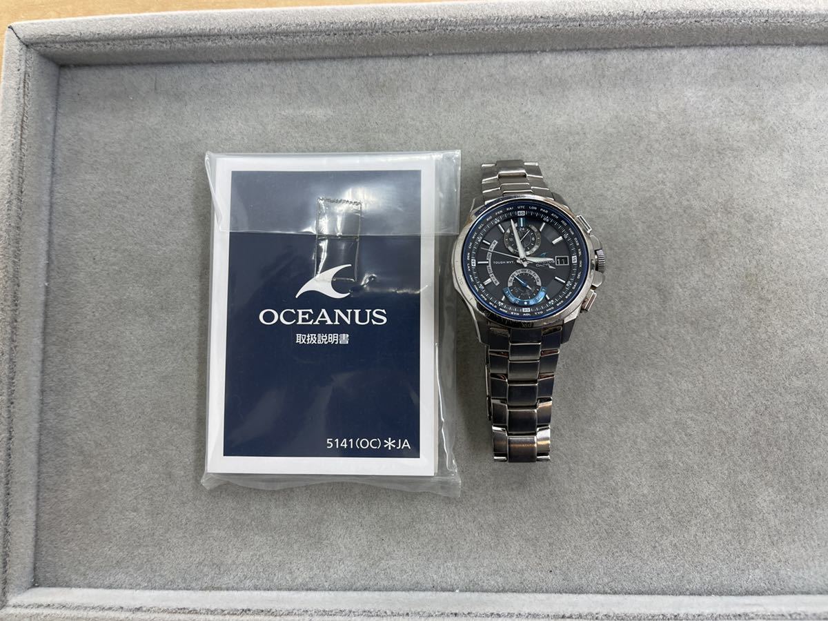 カシオ CASIOオシアナス OCEANUS マンタ OCW-T1000-1AJF 電波時計