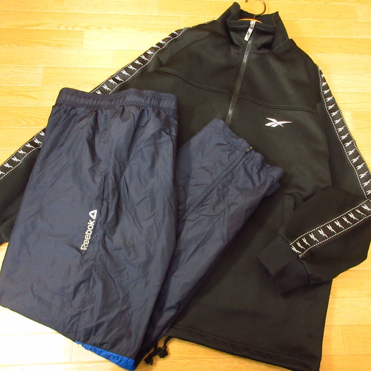 ◎Reebok リーボック M 上下セット◇セットアップ ジャージジャケット