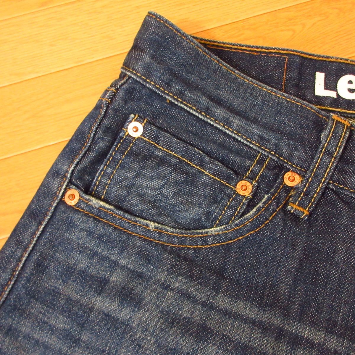 ◎Levi's 503 リーバイス◆デニムパンツ ルーズストレート ジーンズ ヒゲあり 雰囲気抜群！◆メンズ 紺 W30 x L33◆P3162_画像5