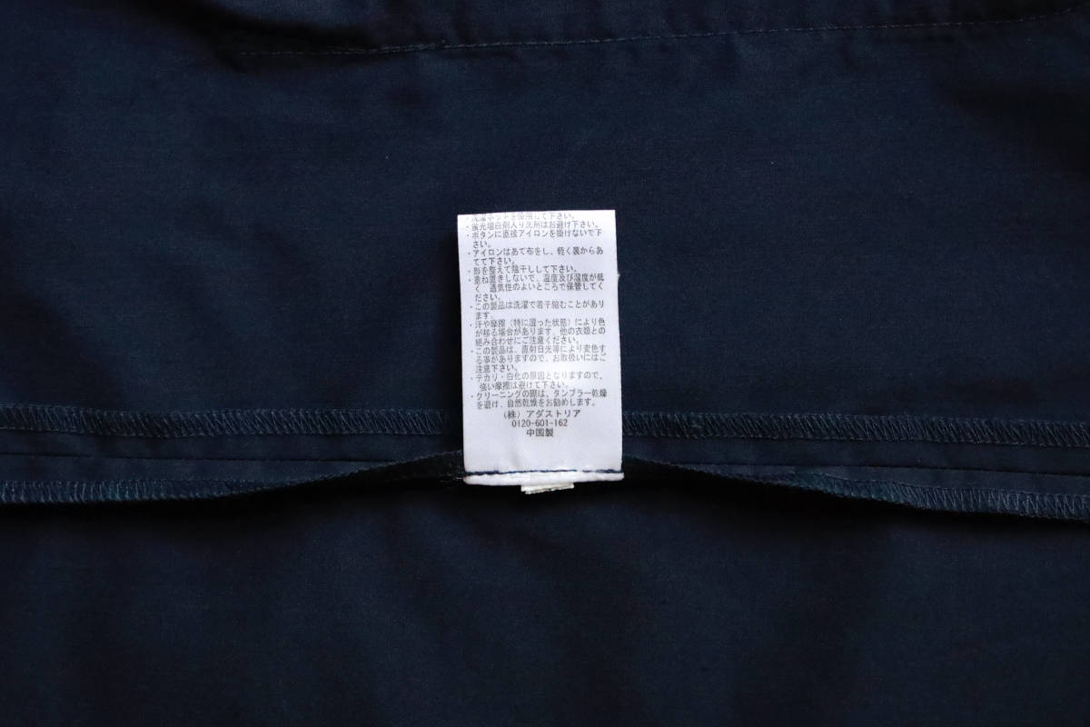 ジャケット ◆ ネイビー紺 ◆ 一重仕立て ◆ Mサイズ【古着／美品】_品質／洗濯表示