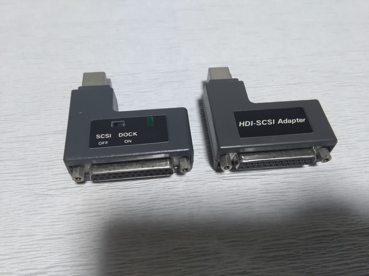 変換アダプタ　HDI　SCSI / DOCK　Adapter　変換コネクタ　PowerBook 用　Mac　Apple_画像1