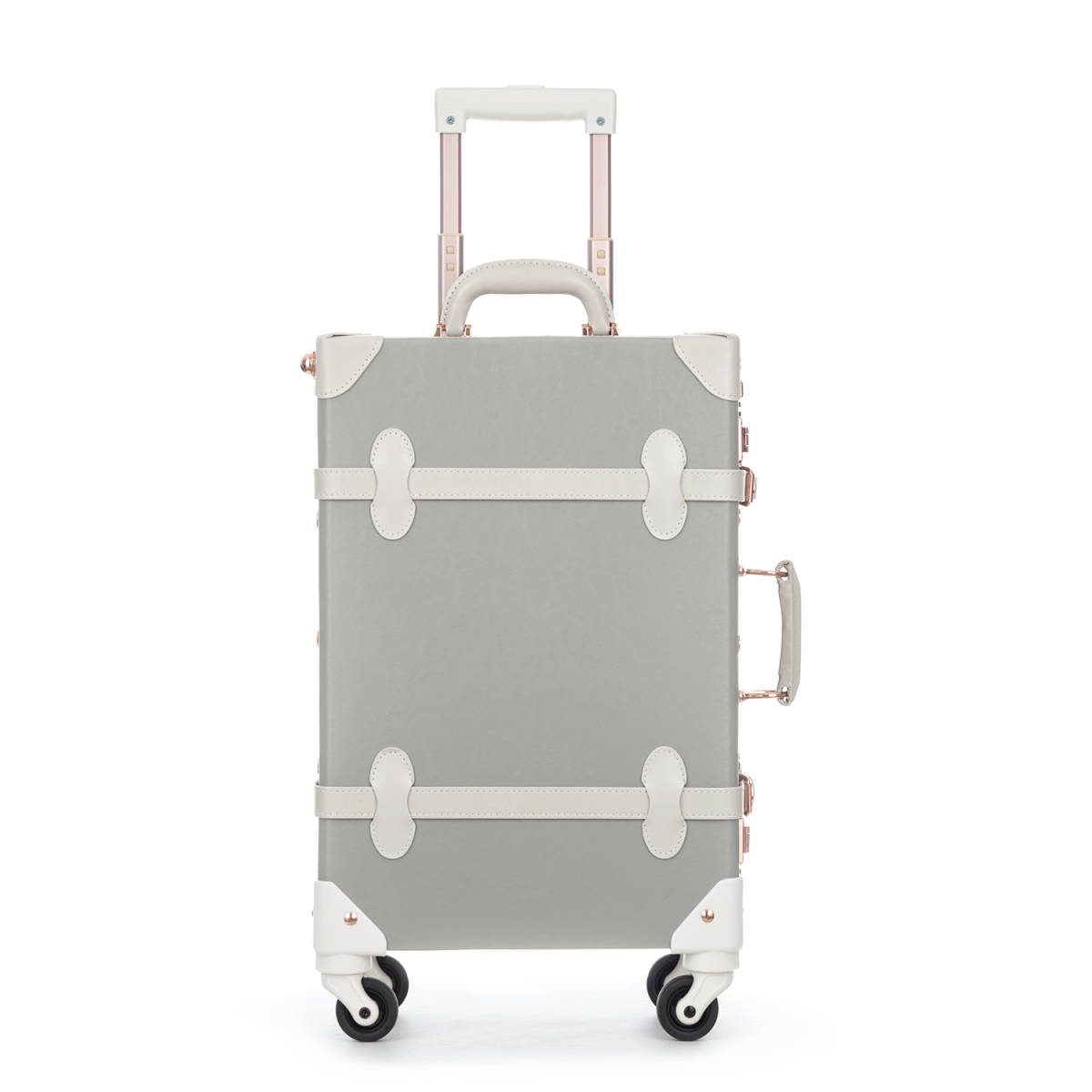 キャリーケース スーツケース Sサイズ 透明カバー付き 1~3泊 24L 防水 静音 小型 軽量 機内持ち込み かわいい 旅行 修学 女性 グレー