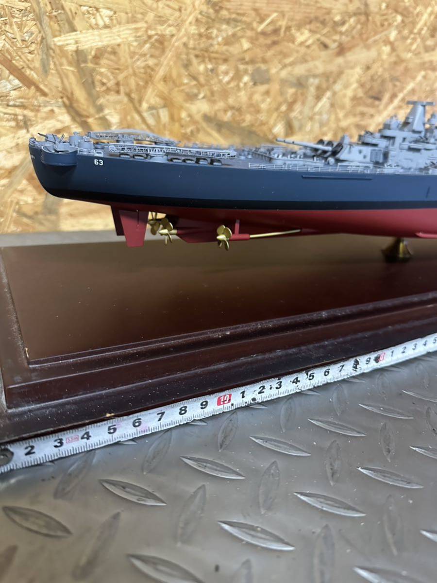 タミヤ？　米海軍　戦艦　ミズーリ　BB-63　MISSOURI　完成品　ケース付き_画像6