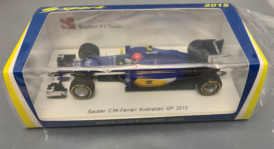 ★spark【1/43 ザウバー(Sauber) C34-Ferrari Australian GP 2015 #12Felipe Nasr】F1_画像1