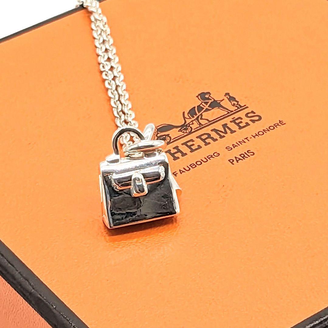 品】 HERMES エルメス ペンダント カージュ ド H トップなし