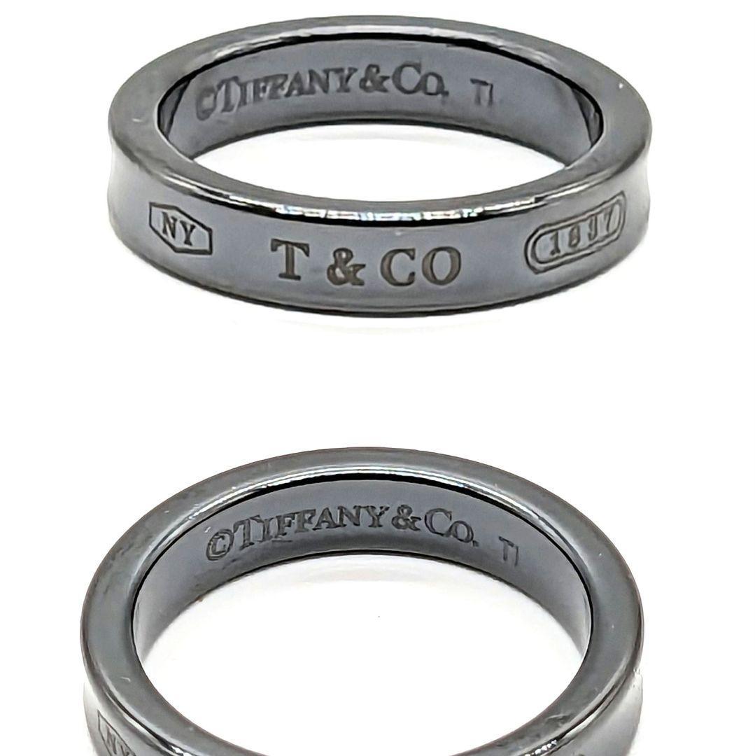 美品 Tiffany & Co ティファニー 1837 ナローリング チタン 11号 2 4g 美品 Tiffany & Co ティファニー 1837 ナローリング チタン 11号 2 4g