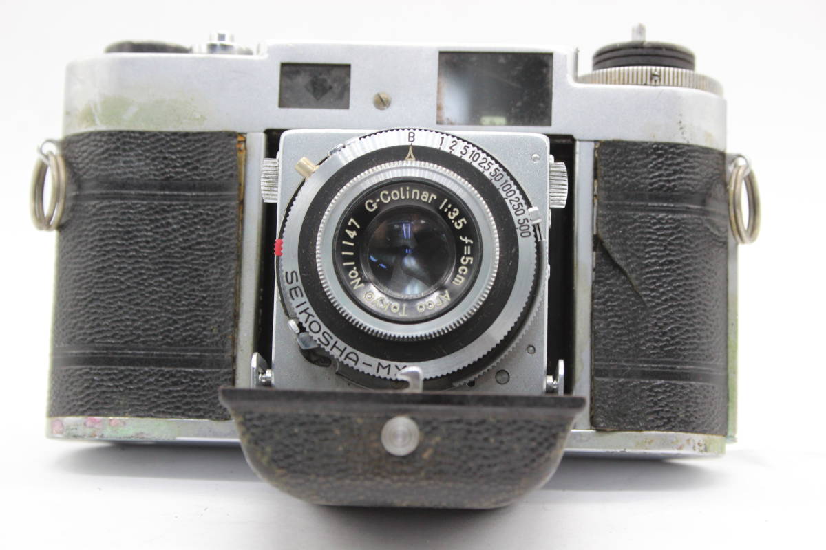 【訳あり品】 Arco 35 G.Colinar 5cm F3.5 蛇腹カメラ s2246_画像2