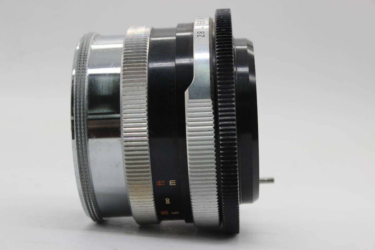 返品保証】 カールツァイス Carl Zeiss Tessar 50mm F2.8 レンズ s2459-