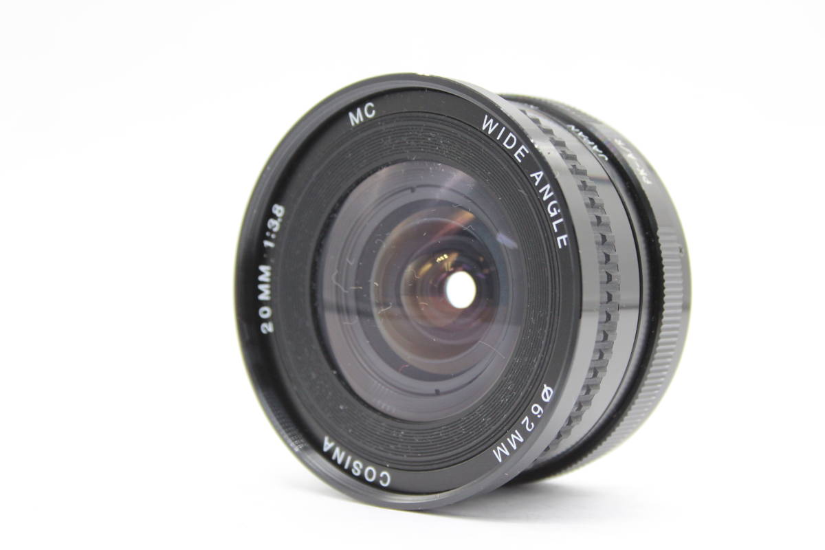 【返品保証】 コシナ COSINA WIDE ANGLE MC 20mm F3.8 ペンタックスマウント レンズ s3143_画像1