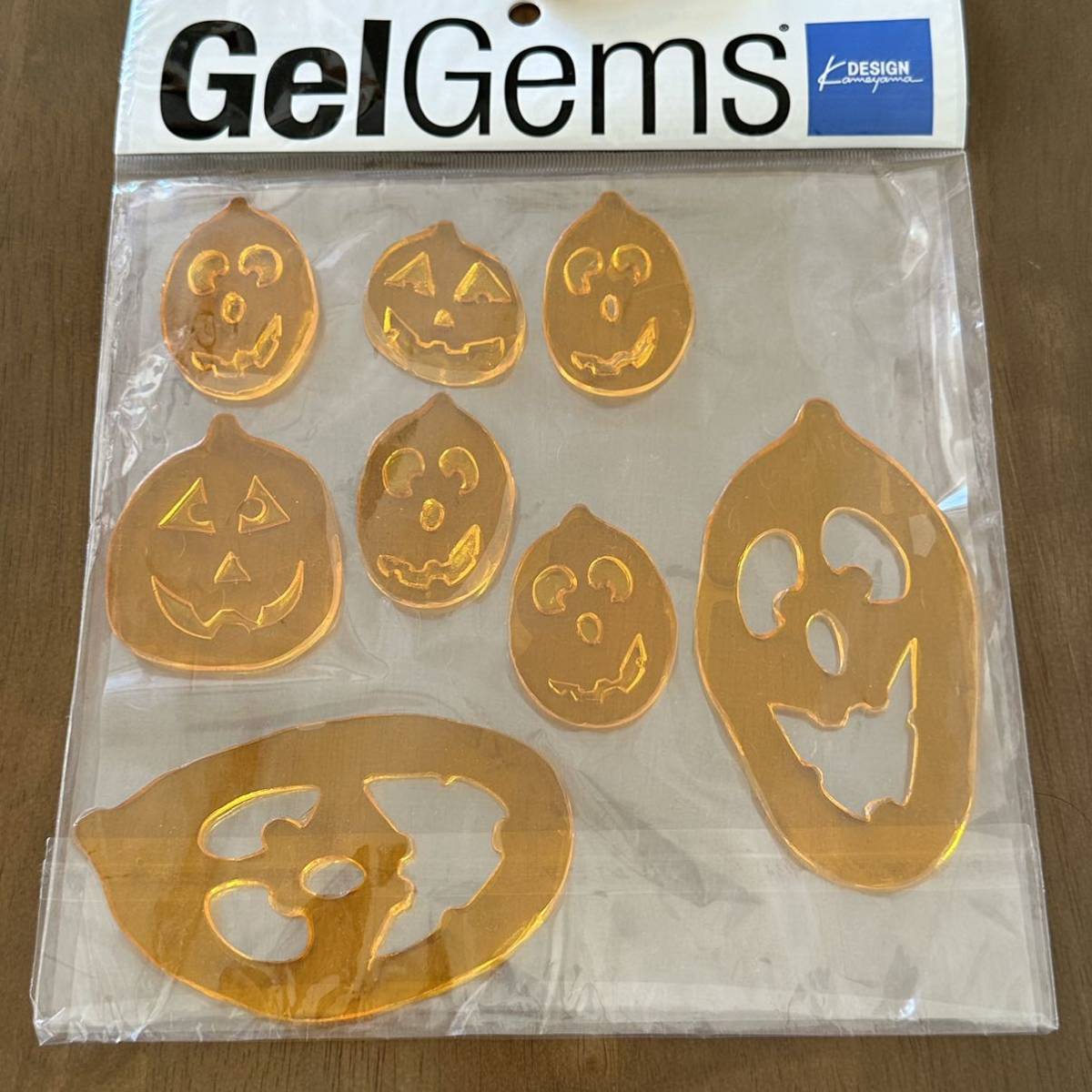 Gel Gem gel jem Halloween 3 set equipment ornament season Event dressing up interior Jack o lantern pumpkin monster dressing up 