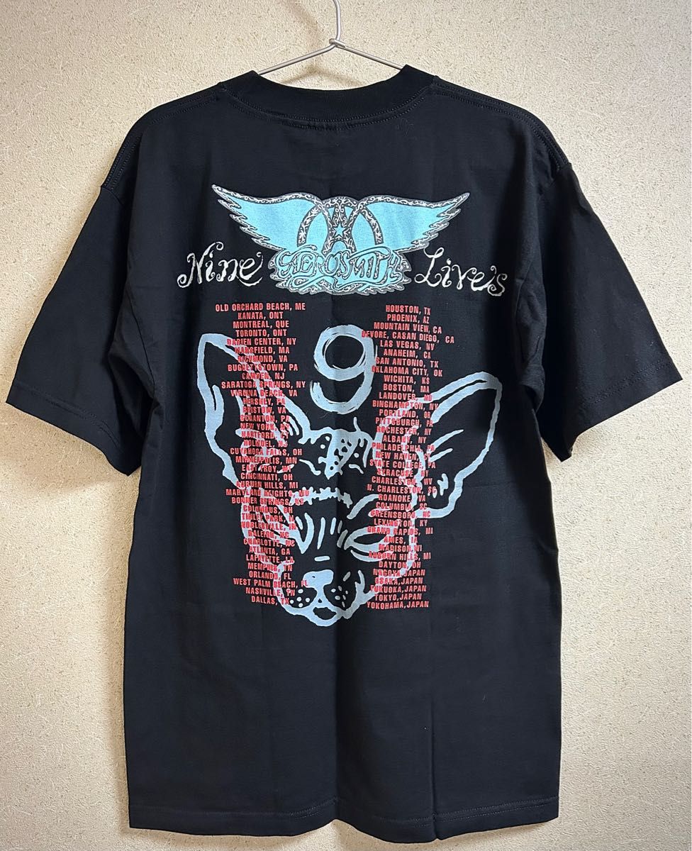 激レア 希少 エアロスミス Nine Lives ツアー Tシャツ 激レア 希少 エアロスミス Nine Lives ツアー Tシャツ