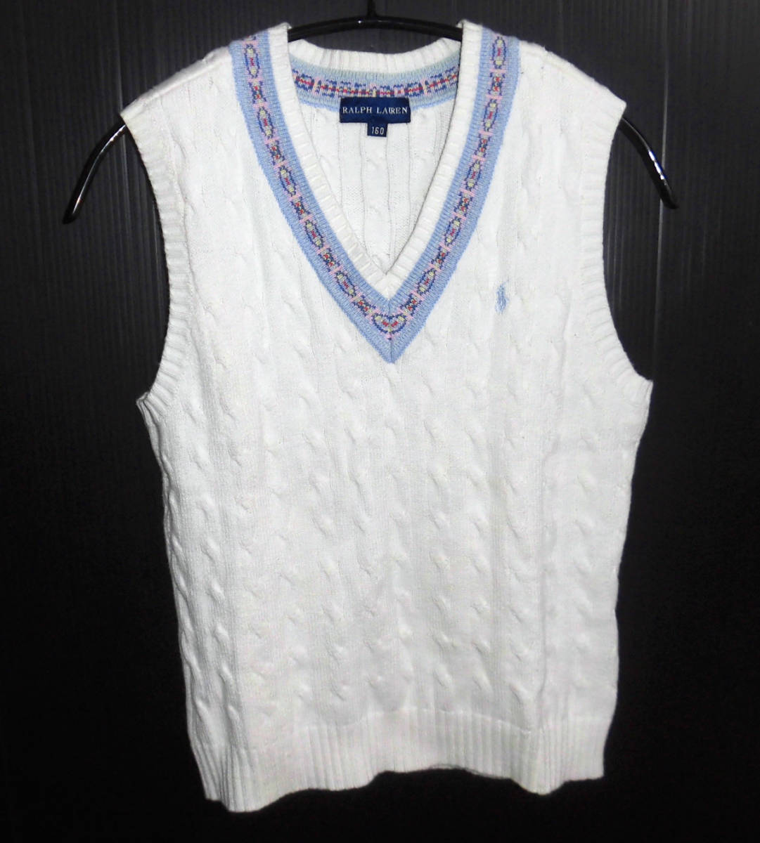 美品 90's オールド RALPH LAUREN ラルフローレン ケーブル編み
