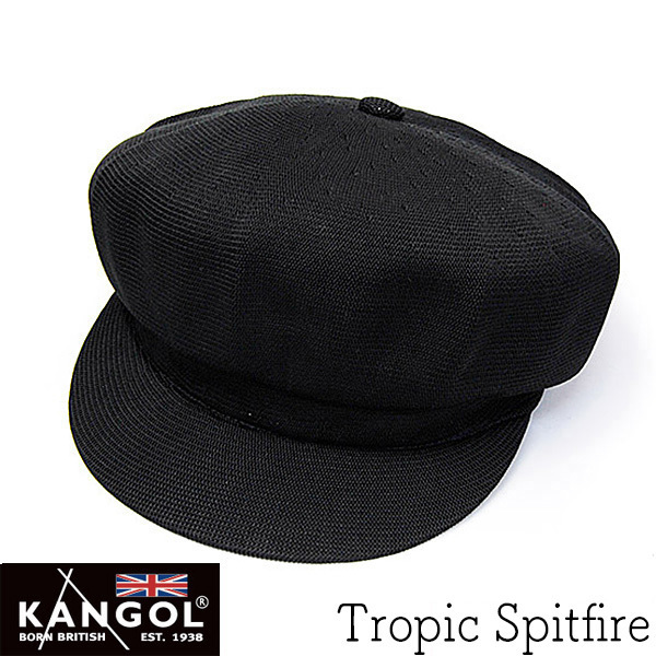 XL 美品 KANGOL ハンチングキャップ ブラック 黒 カンゴール ベレー帽