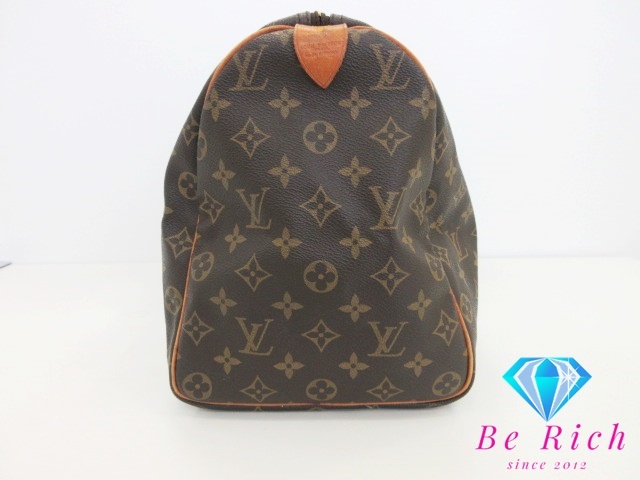 ルイ ヴィトン スピーディ 40 M41522 モノグラム ブラウン 茶 PVC レザー ハンドバッグ ボストン LOUIS VUITTON 【中古】bk8382_画像2