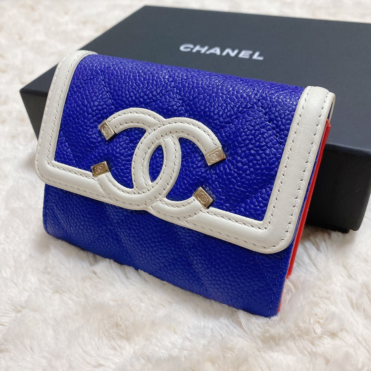 CHANEL フィリグリー カードケース コインケース コンパクトウォレット