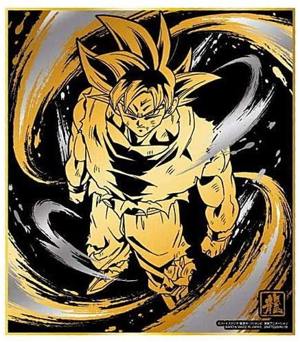 ドラゴンボール 色紙art 11 金銀W箔押し 身勝手の極意 孫 悟空_画像2