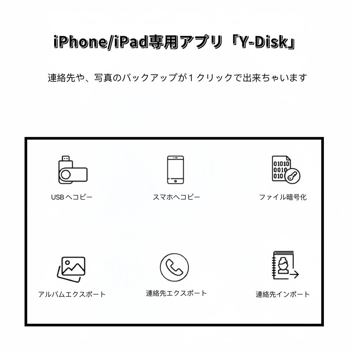 iPhone USBメモリ 128GB 4in1 ピンク スマホ Android Mac USB3.0 フラッシュメモリ_画像3