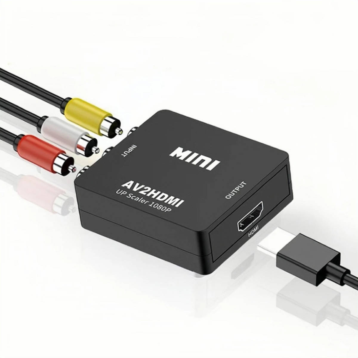 RCA HDMI 変換アダプタ AV to HDMI コンバーター アダプター AV HDMI コンポジット HDMI変換アダプタ_画像6