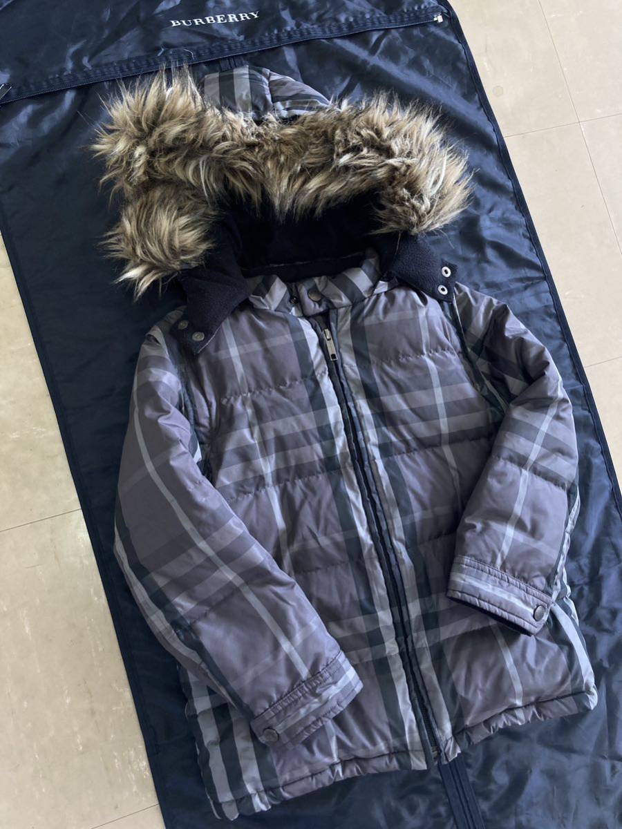 秋冬】BURBERRYLONDON バーバリーロンドン キッズ120 フェイクファー