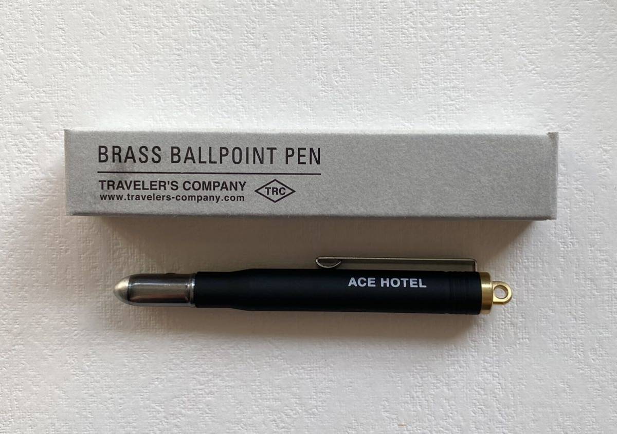 トラベラーズノート ACE HOTEL エースホテル コラボ ブラスボールペン 2018年 トラベラーズファクトリー 未使用品の画像1