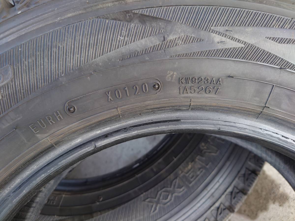 231013■良品■165/80R14 6PRx2 8PRx2 LT DUNLOP WINTERMAXX SV01 4本セット 中古 19年/20年製造_画像8