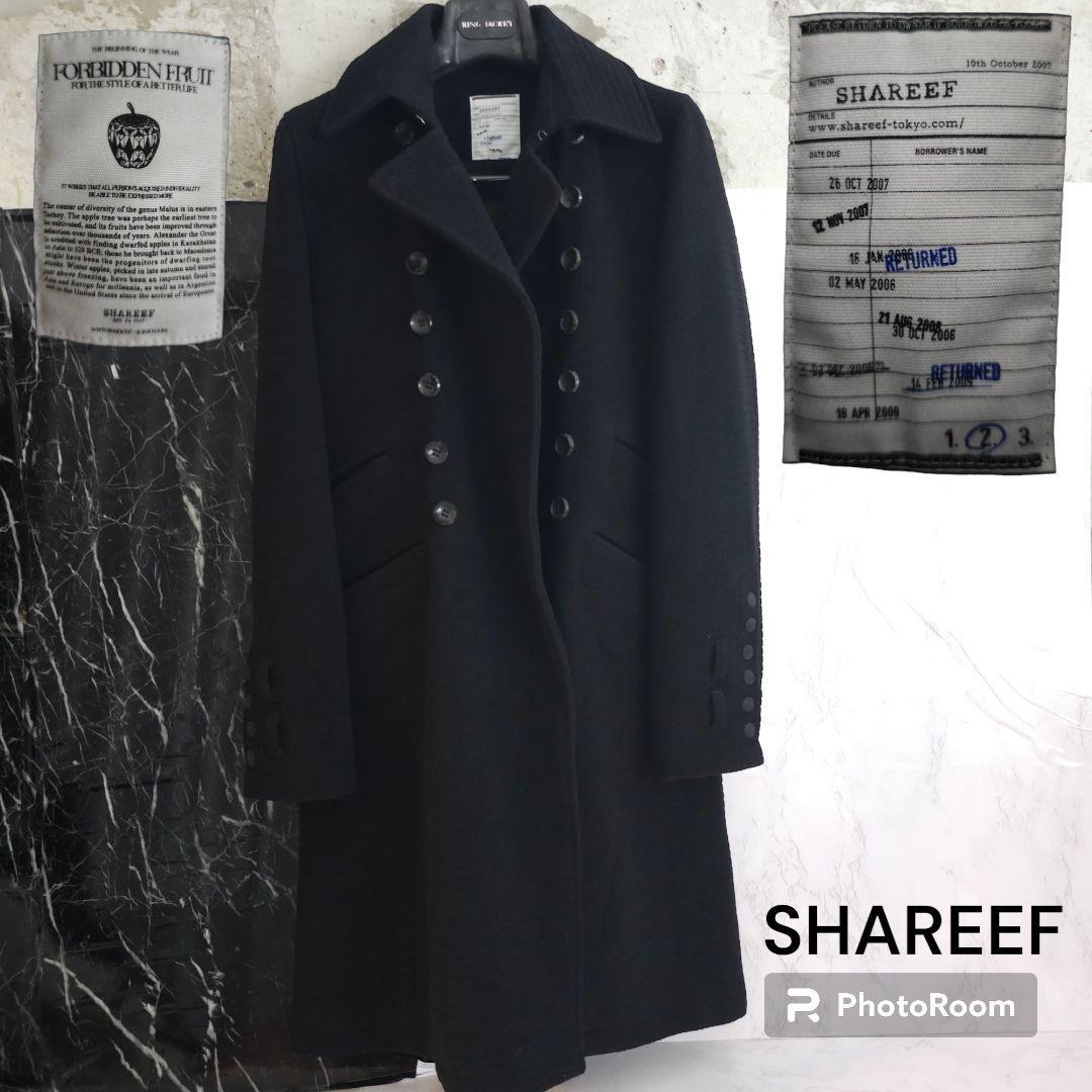 雑誌で紹介された シャリーフ 超 ロングコート 着丈 極美品 SHAREEF 約